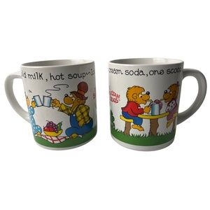 80s Berenstain Bears Princess House Exclusive Handcrafted l Mugs *Final $ Price